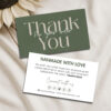 Product thank you gift card